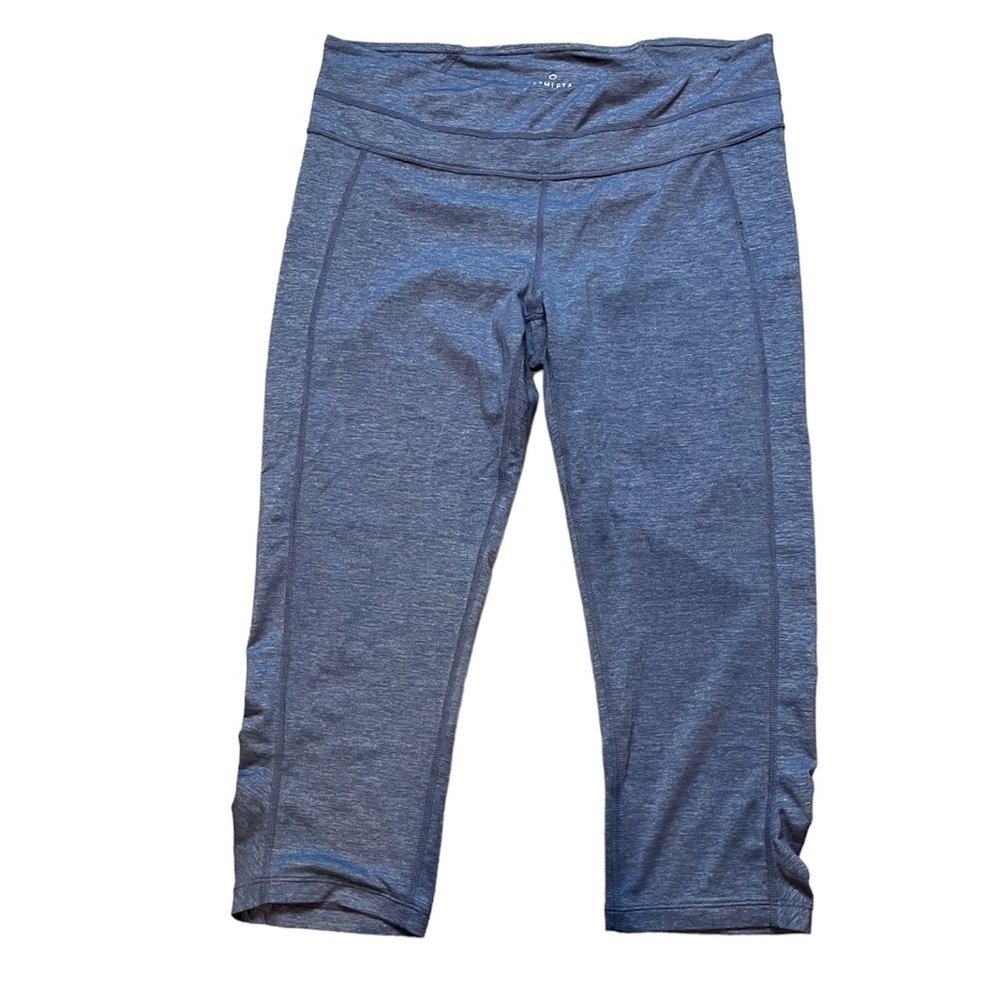Athleta Blue Capri Leggings Size Large